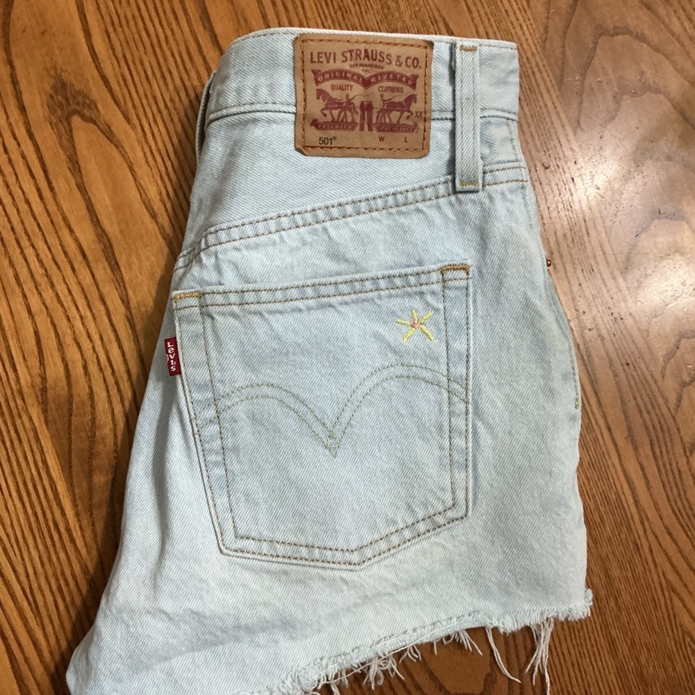 Levi’s Denim Women Shorts - Picture 4 of 4